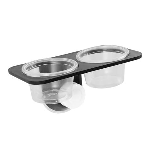 VILLFUL 3-teiliges Wandhalterungs-futternapf Für Reptilien Robuste Konstruktion Platzsparendes Design Für Futter Und Wasser Für Eidechsen Und Schildkröten von VILLFUL