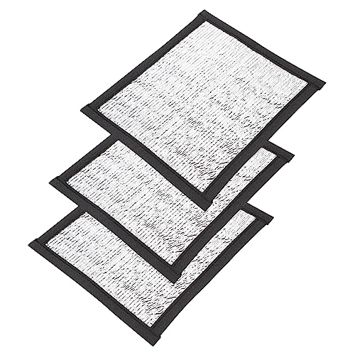 VILLFUL 3Stücke Heizmatte für Reptilien Beheizte Isoliermatte für Terrarium für Schlangen Eidechsen Schildkröten für Ältere und Kranke Haustiere von VILLFUL