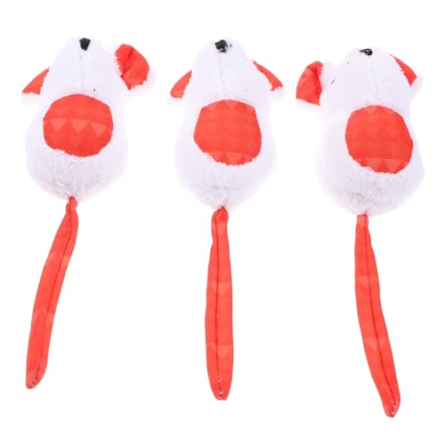 VILLFUL 3 Stücke Katze Spielzeug Plüsch Katze Beißen Sticks Cartoon Mäuse Spielzeug Für Indoor Katzen VILLFUL 3 Stücke Katze Spielzeug Plüsch Katze Beißen Sticks Cartoon Mäuse Spielzeug Für Indoor Katzen von VILLFUL