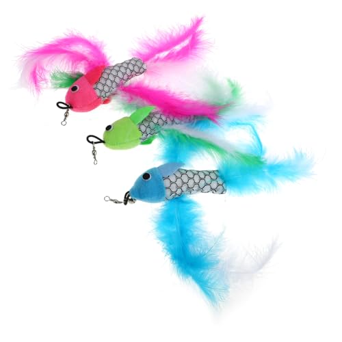 VILLFUL 3stücke Teiliges Katzenangel Ersatzköpfe Interaktive Spielzeuge Für Kätzchen Mit Plüsch-fischdesign Für Spiel Und Bewegung Fördert Gesundheit Und Aktivität VILLFUL 3stücke Teiliges Katzenangel Ersatzköpfe Interaktive Spielzeuge Für Kätzchen Mit Plüsch-fischdesign Für Spiel Und Bewegung Fördert Gesundheit Und Aktivität von VILLFUL