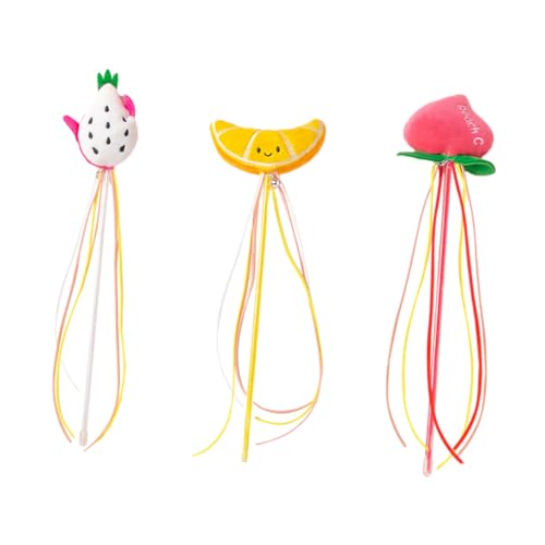 VILLFUL 3 Stück Tragbare Interaktive Haustier-stäbe Lustige Katzenspielzeug Teasing-Sticks Langlebiges Katzen-Teaser Spielzeug VILLFUL 3 Stück Tragbare Interaktive Haustier-stäbe Lustige Katzenspielzeug Teasing-Sticks Langlebiges Katzen-Teaser Spielzeug von VILLFUL