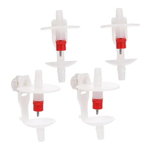 VILLFUL 4 Stück Automatische Kunststoff Wasserspender Für Vogelkäfige Kleintier Trinkflasche VILLFUL 4 Stück Automatische Kunststoff Wasserspender Für Vogelkäfige Kleintier Trinkflasche von VILLFUL