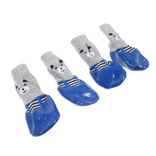 VILLFUL 4 Stück Haustierschuhe, Auswechselbare Baumwollsocken, Tragbarer Hundepfotenschutz, Haustiersocken, Atmungsaktive Baumwollsocken, Kleine Hundesocken, Pfotenschutz Für Kleine VILLFUL 4 Stück Haustierschuhe, Auswechselbare Baumwollsocken, Tragbarer Hundepfotenschutz, Haustiersocken, Atmungsaktive Baumwollsocken, Kleine Hundesocken, Pfotenschutz Für Kleine von VILLFUL
