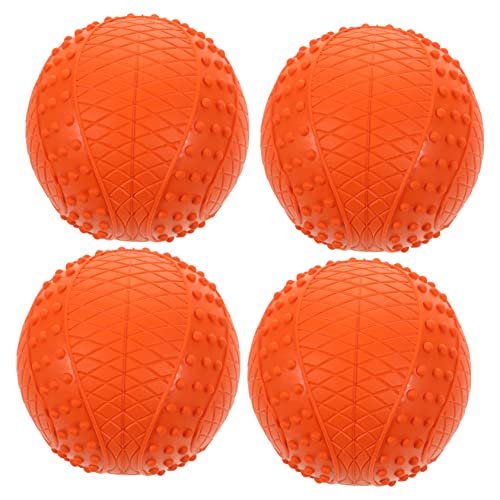 VILLFUL Kauspielzeug für Hunde 4er-Pack quietschende Gummibälle Backenzahnbälle Hundepool-Badespielzeug sicher für Welpen tragbar Farbe zufällig Hundeübung VILLFUL Kauspielzeug für Hunde 4er-Pack quietschende Gummibälle Backenzahnbälle Hundepool-Badespielzeug sicher für Welpen tragbar Farbe zufällig Hundeübung von VILLFUL
