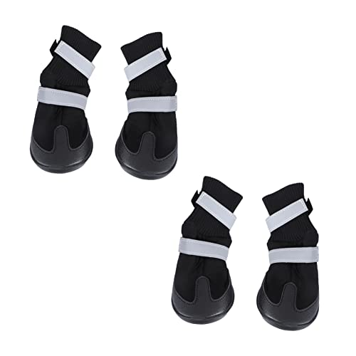 VILLFUL 4-teiliges Set Schneestiefel für Große Hunde Der Größe M und Warme Nicht Zum Wandern Geeignete Laufschuhe für Mittelgroße/große Hunde von VILLFUL