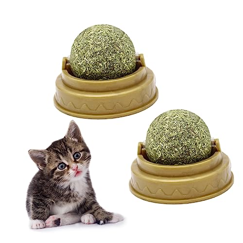VILLFUL 4 Stück Katze leckt Ball Katzenspielzeug Katzenbiss Kätzchen Spielzeug Leckerbissen für Katzen katzenminze Spielzeuge Catnip Katze behandelt Minzkugel Verdauungsförderer für Katzen VILLFUL 4 Stück Katze leckt Ball Katzenspielzeug Katzenbiss Kätzchen Spielzeug Leckerbissen für Katzen katzenminze Spielzeuge Catnip Katze behandelt Minzkugel Verdauungsförderer für Katzen von VILLFUL
