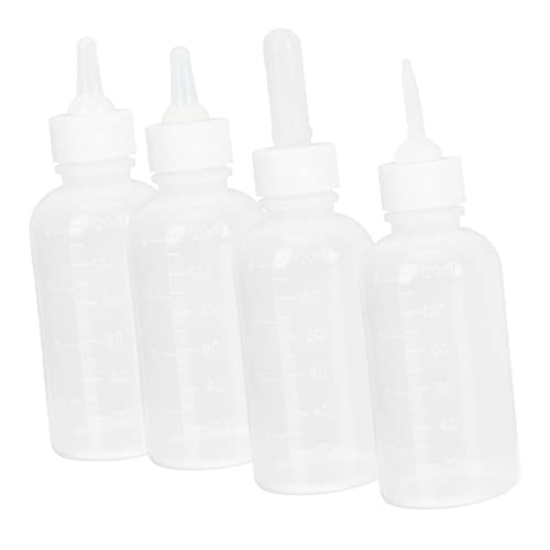 VILLFUL Babybehälter – 120 Ml Haustier-stillflasche Haustier-Flaschen-fütterungsset Für Welpen Kätzchen Und Hamster von VILLFUL