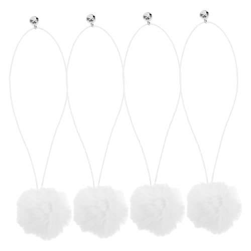 VILLFUL 4stücke Hängespielzeug Für Kratzbäume Mit Glöckchen Interaktive Katzenbälle Als Ersatz Aus Plüschmaterial Für Katzenspielzeuge von VILLFUL
