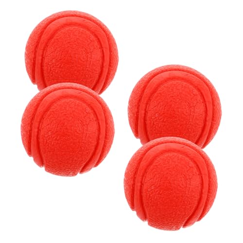 VILLFUL 4 Stück Spielzeugball Für Haustiere Kätzchen Spielzeug Spielball Für Haustiere Quietschspielzeug Für Hunde Tierisches Kauspielzeug Bälle Für Hunde Beißspielzeug Für Welpen Rot VILLFUL 4 Stück Spielzeugball Für Haustiere Kätzchen Spielzeug Spielball Für Haustiere Quietschspielzeug Für Hunde Tierisches Kauspielzeug Bälle Für Hunde Beißspielzeug Für Welpen Rot von VILLFUL