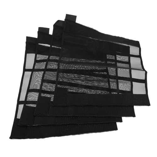 VILLFUL 4 Stück Teiliges Atmungsaktive Pferdefliegen-Schutz aus Mesh Leichte rutschfeste Pferdebein-Leggings Robuste Fliegenschutz- für Outdoor-reiten und Weidegebrauch von VILLFUL