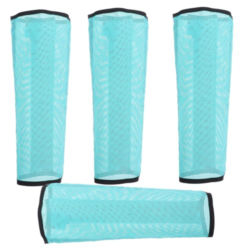 VILLFUL 4 Stück Teiliges Atmungsaktive Pferdefliegenstiefel aus Mesh Elastische Beinschützer für Pferde Stampfen und Ermüdung Langlebig Leicht Sicherer Sitz für Reiten und Training von VILLFUL