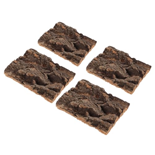 VILLFUL 4 Stück Teiliges Terrarium Kletterplattform mit Reptilienversteck aus Baumrinde Multifunktionale Dekoration für Schildkröten und Reptilienbecken Fördert Natürliche Verhaltensweisen VILLFUL 4 Stück Teiliges Terrarium Kletterplattform mit Reptilienversteck aus Baumrinde Multifunktionale Dekoration für Schildkröten und Reptilienbecken Fördert Natürliche Verhaltensweisen von VILLFUL