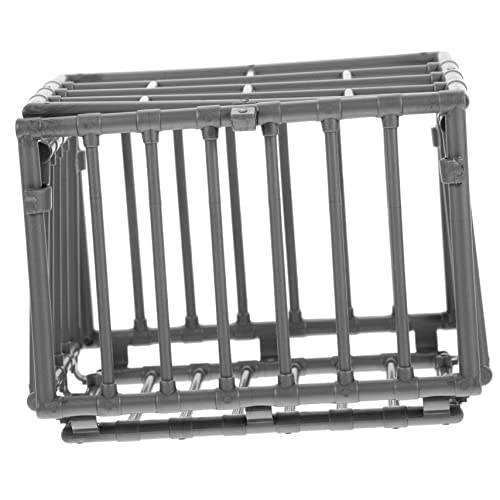VILLFUL 4 Stück Tierzaun Modell, Miniatur Tierkäfig, Puppenhaus, Kleiner Käfig Für Figuren, Kinderspielzeug, Tierkäfig, Spielzeugkäfig Für Figuren, Winziger Käfig, Minikäfig, VILLFUL 4 Stück Tierzaun Modell, Miniatur Tierkäfig, Puppenhaus, Kleiner Käfig Für Figuren, Kinderspielzeug, Tierkäfig, Spielzeugkäfig Für Figuren, Winziger Käfig, Minikäfig, von VILLFUL