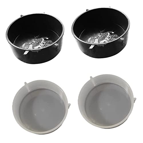 VILLFUL 4 Stücke Reptil Fütterung Platten Runde Wasser Feeder Für Schildkröte Tank Für Eidechsen Und Spinnen von VILLFUL