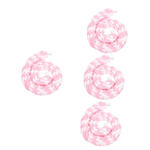 VILLFUL 4 Stück Zuckergleiter Kletterseil, Gewebtes Meerschweinchenspielzeug, Haushaltsrattenspielzeug, Hängendes Meerschweinchenspielzeug, Gewebtes Hamsterspielzeug, Kletterspielzeug Für von VILLFUL
