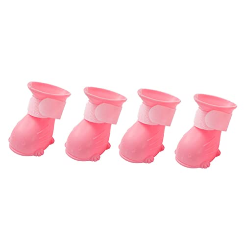 VILLFUL 4 Stück wasserdichte Schuhe Wasserdichter Regenstiefel Hund Im Freien Schuhe Stiefel Hund wasserdichte Regenstiefel Für Hunde Welpensocken Und Schuhe Haustierschnee Schritt Rosa VILLFUL 4 Stück wasserdichte Schuhe Wasserdichter Regenstiefel Hund Im Freien Schuhe Stiefel Hund wasserdichte Regenstiefel Für Hunde Welpensocken Und Schuhe Haustierschnee Schritt Rosa von VILLFUL