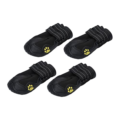 VILLFUL Stilvolle Hundeschuhe 4 Stück Schützende Haustierstiefel Für Hunde rutschfest Und Bequem Für Den Außenbereich VILLFUL Stilvolle Hundeschuhe 4 Stück Schützende Haustierstiefel Für Hunde rutschfest Und Bequem Für Den Außenbereich von VILLFUL