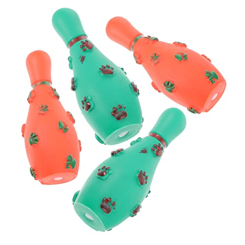 VILLFUL 4 Stück Quietschendes Hundespielzeug Aus Kunststoff Apportierspielzeug Für Welpen Interaktives Spielzeug Zahnputzspielzeug Für Junge Hunde VILLFUL 4 Stück Quietschendes Hundespielzeug Aus Kunststoff Apportierspielzeug Für Welpen Interaktives Spielzeug Zahnputzspielzeug Für Junge Hunde von VILLFUL