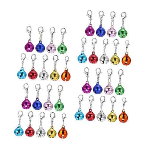 VILLFUL 45 Stück Teiliges Set Bunte Glocken für Haustierhalsbänder Langlebige Leichte Metallanhänger mit Klarem für Katzen und Hundehalsbänder DIY Zubehör für Sichtbarkeit und Training VILLFUL 45 Stück Teiliges Set Bunte Glocken für Haustierhalsbänder Langlebige Leichte Metallanhänger mit Klarem für Katzen und Hundehalsbänder DIY Zubehör für Sichtbarkeit und Training von VILLFUL