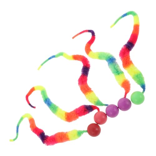 VILLFUL Katzenjagd-Spielzeugbälle 5-teiliges Set interaktives Katzenspielzeug weiche PVC-Bälle für Kätzchen und Katzen VILLFUL Katzenjagd-Spielzeugbälle 5-teiliges Set interaktives Katzenspielzeug weiche PVC-Bälle für Kätzchen und Katzen von VILLFUL
