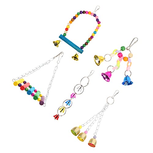 VILLFUL Papageienkäfig-Spielzeug Vogel-Spielzeug 5 Stück Vogel-beißspielzeug Für Ziervögel Heimdekoration Gesundheitspflege VILLFUL Papageienkäfig-Spielzeug Vogel-Spielzeug 5 Stück Vogel-beißspielzeug Für Ziervögel Heimdekoration Gesundheitspflege von VILLFUL