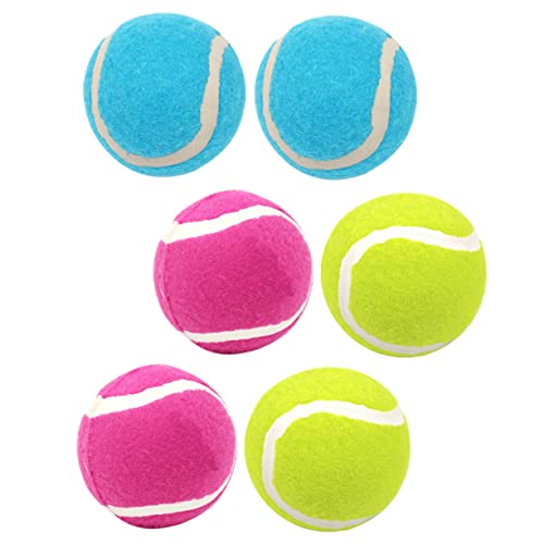 VILLFUL 6 Stücke Hund Tennis Spielzeug Training Interaktive Jagd Bälle für Hunde VILLFUL 6 Stücke Hund Tennis Spielzeug Training Interaktive Jagd Bälle für Hunde von VILLFUL