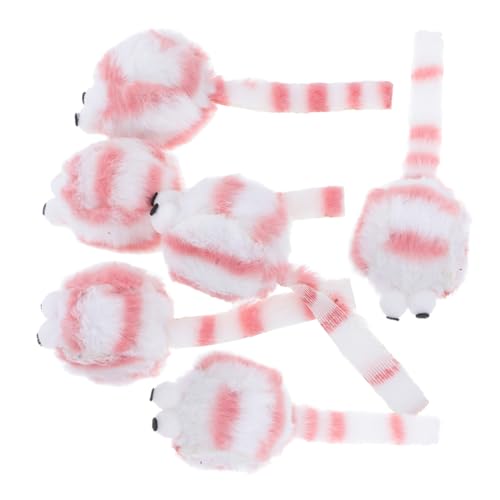 VILLFUL 6 Stück Katzenspielzeug Teiliges mit Plüsch Mäusen Kätzchen Mäuse für Kätzchen Interaktives für Zahngesunde für Indoor Katzen VILLFUL 6 Stück Katzenspielzeug Teiliges mit Plüsch Mäusen Kätzchen Mäuse für Kätzchen Interaktives für Zahngesunde für Indoor Katzen von VILLFUL