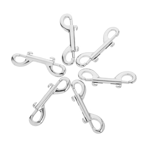 VILLFUL 6 Stück Teiliges Edelstahl Doppelkarabiner Hundeleinenclips mit Drehgelenk Rostfrei Schwerlast Vielseitig für Spaziergänge Training und Gleichzeitiges Führen von Zwei Hunden VILLFUL 6 Stück Teiliges Edelstahl Doppelkarabiner Hundeleinenclips mit Drehgelenk Rostfrei Schwerlast Vielseitig für Spaziergänge Training und Gleichzeitiges Führen von Zwei Hunden von VILLFUL
