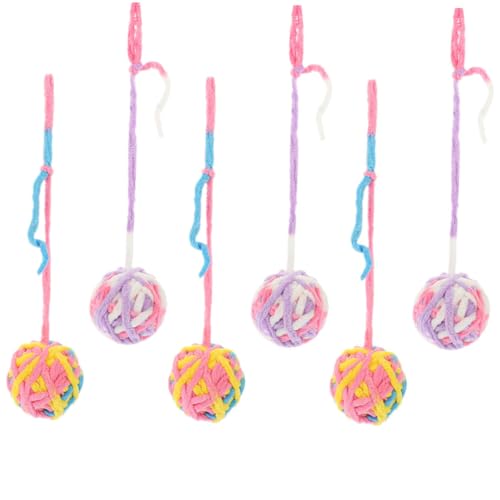 VILLFUL 6 Stück Teiliges Katzenspielzeug aus Weichem Plüsch Interaktive Kratzbälle für Katzen Fördert Aktivität und Sicher und Komfortabel für Indoor Spielspaß VILLFUL 6 Stück Teiliges Katzenspielzeug aus Weichem Plüsch Interaktive Kratzbälle für Katzen Fördert Aktivität und Sicher und Komfortabel für Indoor Spielspaß von VILLFUL