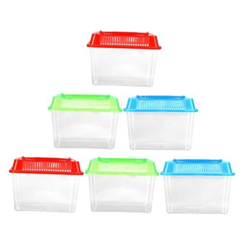 VILLFUL Tragbare Haustierbox Aus Kunststoff Für Aquarien Reptilien-futterbox Kleine Zuchttank Transparent Leicht Zu Transportieren von VILLFUL