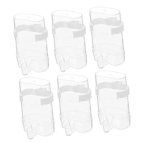 VILLFUL Automatischer Vogelfutterspender Für Käfig 6-teilig Vogelwasserspender Einfach Kein Wasser Futterspender Wasserbehälter VILLFUL Automatischer Vogelfutterspender Für Käfig 6-teilig Vogelwasserspender Einfach Kein Wasser Futterspender Wasserbehälter von VILLFUL