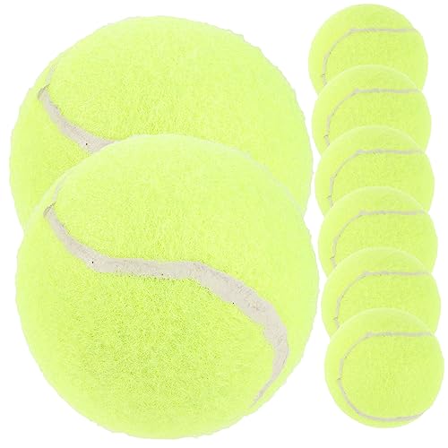 VILLFUL 8st Tennis Trainieren Interaktives Hundespielzeug Kleine Tennisbälle Hundespielzeugbälle Interaktives Spielzeug Für Hunde Welpe Beißball Gummi Trainingsball Multifunktion Kind von VILLFUL