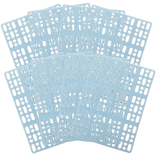 VILLFUL 8stücke Mats Für Kleintiere Flexible Fußpolster Für Käfige Geeignet Für Kaninchen Meerschweinchen Und Mehr Robuste Und Sichere Bodenmatten von VILLFUL
