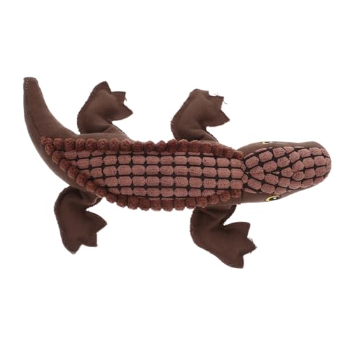 VILLFUL Alligator Hundespielzeug Plüsch Quietschendes Kauspielzeug für Kleine und Große Hunde Langlebiges Interaktives für Haustiere Fördert Spiel und Begleitung von VILLFUL