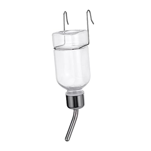 VILLFUL Automatischer Hängender Wasserspender für Haustiere S Umweltfreundlicher Kunststoff Praktische Kugelventil Design für Kleine Tiere Wie Kaninchen Katzen Vögel Einfach Am Käfig zu von VILLFUL