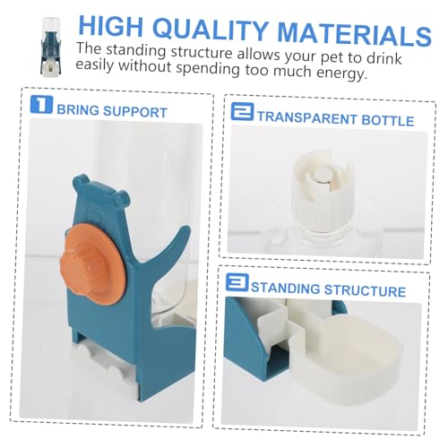 VILLFUL Automatischer Haustier Wasserspender aus Langlebigem PP Material Rutschfestes Design Einfach zu Reinigen und Höhenverstellbar für Hunde und Katzen im Käfiggebrauch VILLFUL Automatischer Haustier Wasserspender aus Langlebigem PP Material Rutschfestes Design Einfach zu Reinigen und Höhenverstellbar für Hunde und Katzen im Käfiggebrauch von VILLFUL