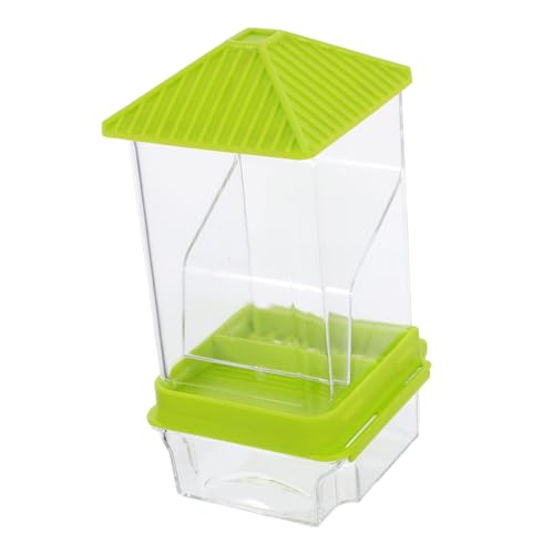 VILLFUL Automatischer Vogelfutterspender aus Kunststoff Wasserdichter Futterhalter für Papageien und Wellensittiche Spritzschutz Futternapf für Vogelkäfig Zubehör Fütterungslösung VILLFUL Automatischer Vogelfutterspender aus Kunststoff Wasserdichter Futterhalter für Papageien und Wellensittiche Spritzschutz Futternapf für Vogelkäfig Zubehör Fütterungslösung von VILLFUL