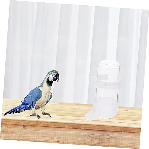 VILLFUL Automatischer Vogeltränke Wasserspender Transparenter Kunststoff für Papageien Wellensittiche und Kleine Haustiere Vogelkäfig Zubehör Langlebig Praktisch VILLFUL Automatischer Vogeltränke Wasserspender Transparenter Kunststoff für Papageien Wellensittiche und Kleine Haustiere Vogelkäfig Zubehör Langlebig Praktisch von VILLFUL