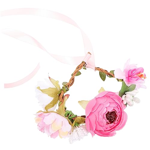 VILLFUL Katzenhalsband Mit Kunstblume Dekorativer Blumenkranz Für Haustiere Zart Und Angenehm Zu Tragen von VILLFUL