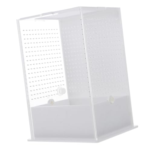 VILLFUL Box Reptilientank Reptilienterrarium Reptilien Haustiertank Schneckenterrarium Haustierbehälter Schlangenkäfig Froschterrarium Reptilienfütterungsbehälter Klare Behälter Zum von VILLFUL