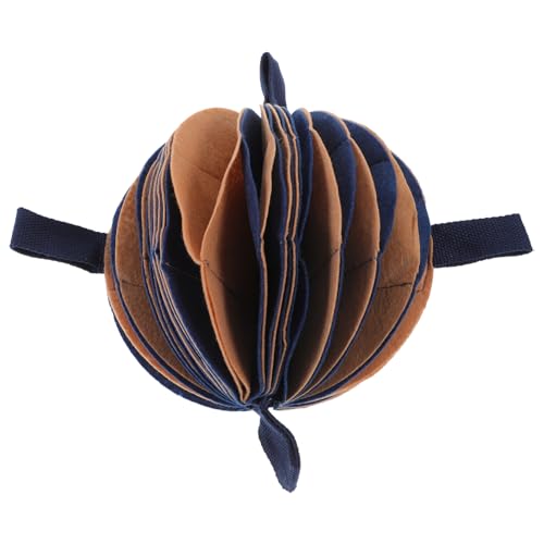 VILLFUL Bunter Snuffle Ball Hundespielzeug zum Futterverstecken Intelligenzspielzeug für Große Welpen und Kleine Hunde Fördert Langsames Fressen Mental Stimulierend Spielerisch gegen von VILLFUL