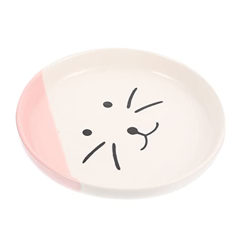 VILLFUL Ceramic Cat Bowl Pet Feeding Plate Food Bowl Napfunterlage Katzen Cat Plate Dish Household Cat Plate Reusable Cat Dish Katzen Futterteller Kleiner Flacher Futternapf Small Cat VILLFUL Ceramic Cat Bowl Pet Feeding Plate Food Bowl Napfunterlage Katzen Cat Plate Dish Household Cat Plate Reusable Cat Dish Katzen Futterteller Kleiner Flacher Futternapf Small Cat von VILLFUL