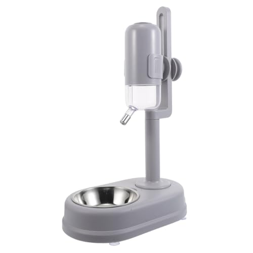 VILLFUL Doppelter Haustierfutter und Wasserspender Automatischer Wasserspender für Katzen Platzsparend für Käfige Einfache Kontinuierliche Wasserversorgung von VILLFUL