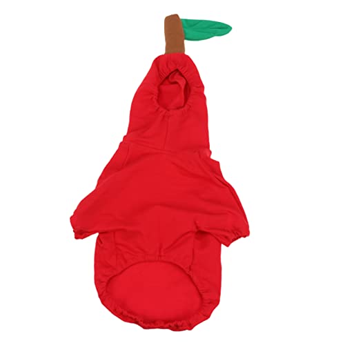 VILLFUL Welpenkostüme Einhorn-verwandlungskostüm Hundebekleidung Aus Baumwolle Hundekleidung Rot Halloween Haustierkleidung von VILLFUL
