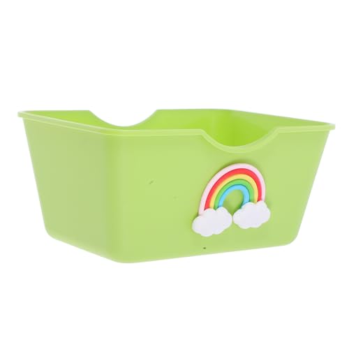 VILLFUL Einstellbare Hamster Badewanne mit Erhöhtem Design für Kleintiere Niedliche Sandbad Box für Hamstergehege und Litter Box Langlebig aus Material Grüne VILLFUL Einstellbare Hamster Badewanne mit Erhöhtem Design für Kleintiere Niedliche Sandbad Box für Hamstergehege und Litter Box Langlebig aus Material Grüne von VILLFUL