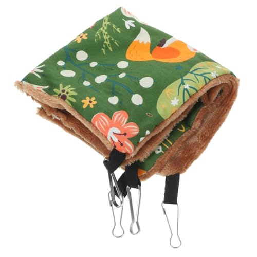 VILLFUL Ratten-Hängemattenbett doppellagig weiches Material Kratzfest warmes Nest für Haustiere Meerschweinchenbett Hängezelt VILLFUL Ratten-Hängemattenbett doppellagig weiches Material Kratzfest warmes Nest für Haustiere Meerschweinchenbett Hängezelt von VILLFUL