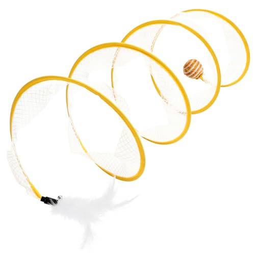VILLFUL Katzentunnel Mit Elastischem Netz Interaktives Katzenspielzeug Für Den Innenbereich Für Kätzchen VILLFUL Katzentunnel Mit Elastischem Netz Interaktives Katzenspielzeug Für Den Innenbereich Für Kätzchen von VILLFUL