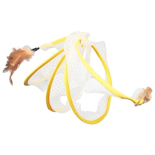 VILLFUL Elastisches Katzentunnelspielzeug aus Netzstoff Haustierspielzeug für Hauskatzen interaktives Katzenspielzeug-Set von VILLFUL