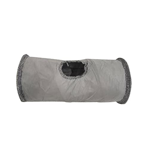VILLFUL Faltbarer Katzentunnel aus Wildleder Katzennest für Kätzchen Welpen und Kaninchen S für Spiel und Entspannung Kompakt und Reisetauglich von VILLFUL