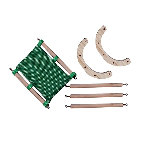 VILLFUL Bequemes Shaker-Bett Aus Holz Für Hamster Nest Baumwollpolster Sicher Für Kleintiere Einfaches Schaukeln VILLFUL Bequemes Shaker-Bett Aus Holz Für Hamster Nest Baumwollpolster Sicher Für Kleintiere Einfaches Schaukeln von VILLFUL